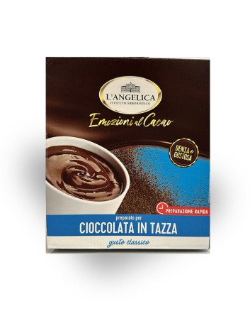 L'Angelica hot chocolate mix in cup 50 x 25 g