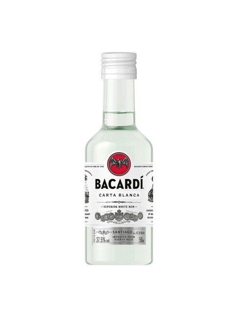 Bacardi blanca superior weiß rum mignon 10 x 5 cl