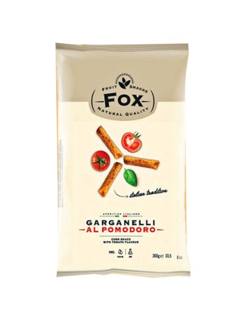 Garganelli al pomodoro Corn Snack Fox Busta da 300 g