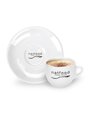 Natfood Coffee System cappuccino cups and saucers set 6 pieces