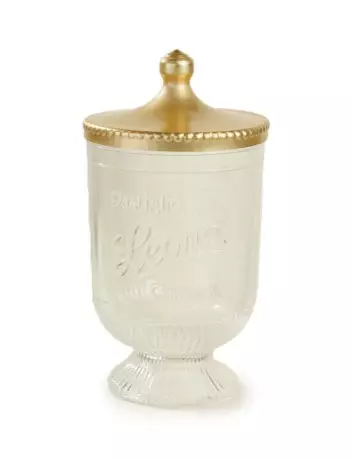 Empty Leone glass vase