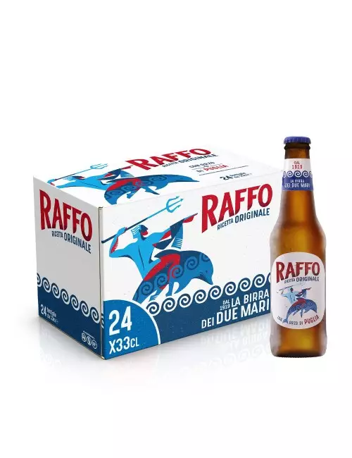 Raffo Bier Originalrezept 24 x 33 cl Karton