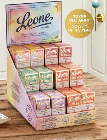 Display Pastiglie Leone assorted the most sold 36 x 27 g