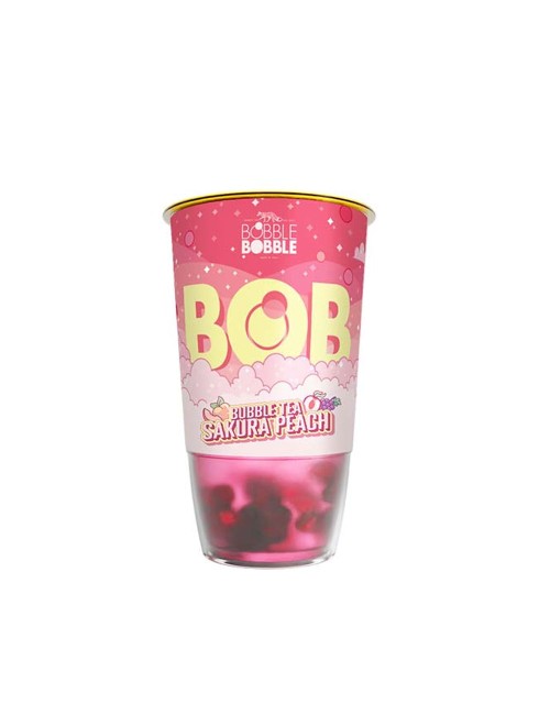 BOB Bubble tea sakura peach Bobble Bobble 9 x 360 ml