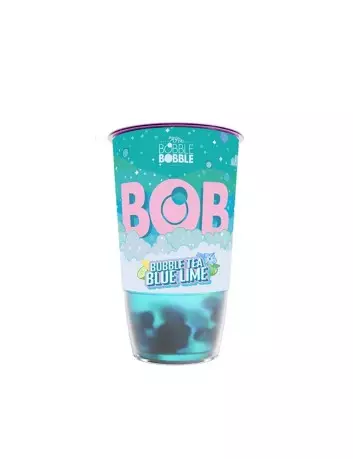BOB Bubble tea blue lime Bobble Bobble 9 x 360 ml