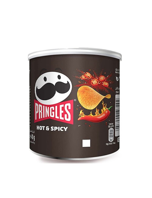 Pringles hot & spicy 12 pieces of 40 g