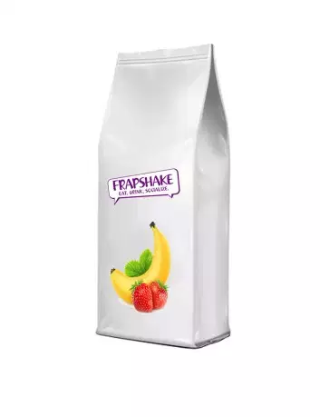 Frapshake mix strawberry banana flavor Natfood 1 kg bag