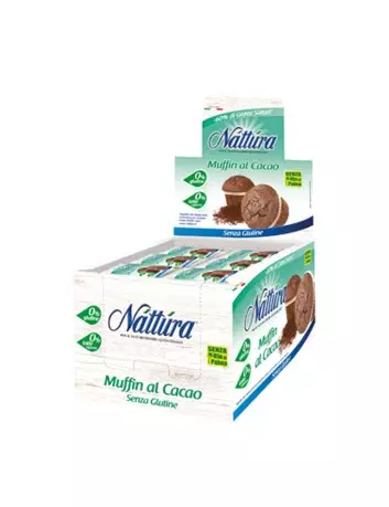 Nattura gluten-free cocoa muffins 20 x 45 g