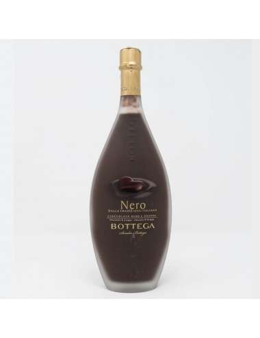 Black chocolate and grappa liqueur Bottega 50cl
