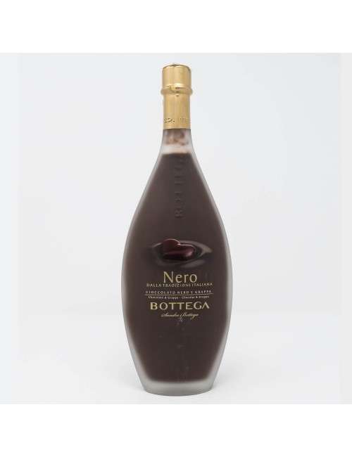 Black chocolate and grappa liqueur Bottega 50cl