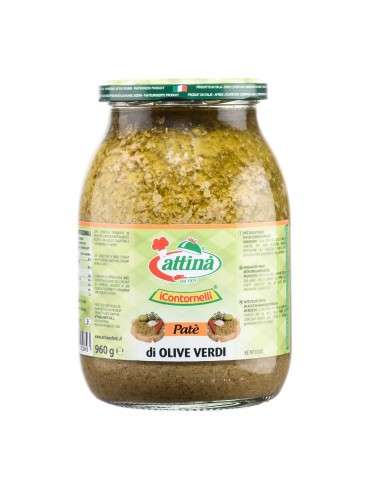 Patè di Olive verdi I contornelli Attinà e Forti 960 gr