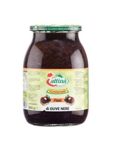 Patè di Olive nere I contornelli Attinà e Forti 960 gr
