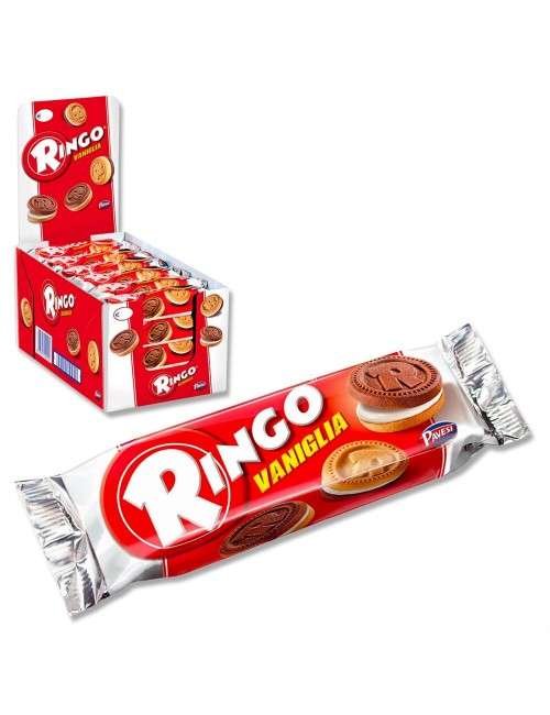 Ringo Pavesi Vanilla Biscuits 24 blisters de 6 galletas