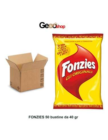 FONZIES box of 50 bags of 40g
