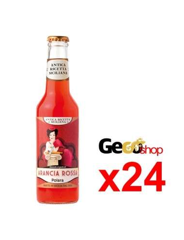 Polara Rojo Naranja Pack de 24 botellas de 27,5 cl