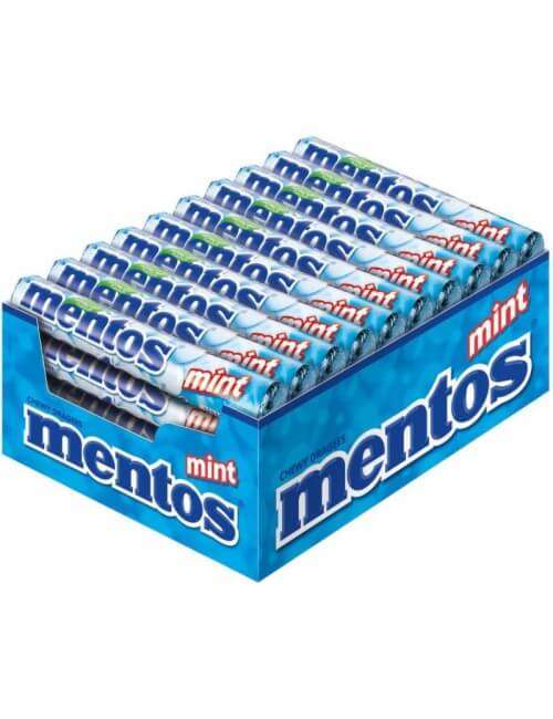 Mentos Menta Packung mit 40 Sticks