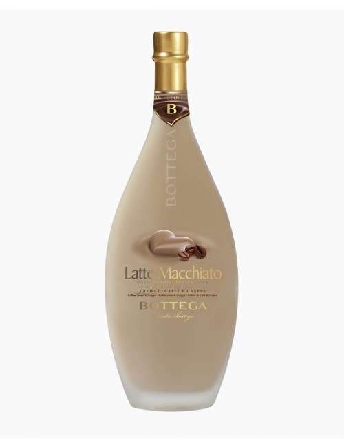 Cream liqueur Latte macchiato Bottega 15% 50 Cl.