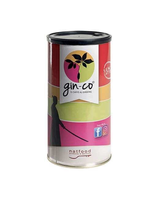 GINCO Kaffee mit Ginseng Glas von 900 gr.