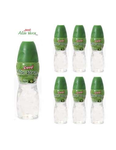 Sappè Aloe Vera Bevanda con Aloe Vera gusto Lime 6 bottiglie da 30 cl - 1