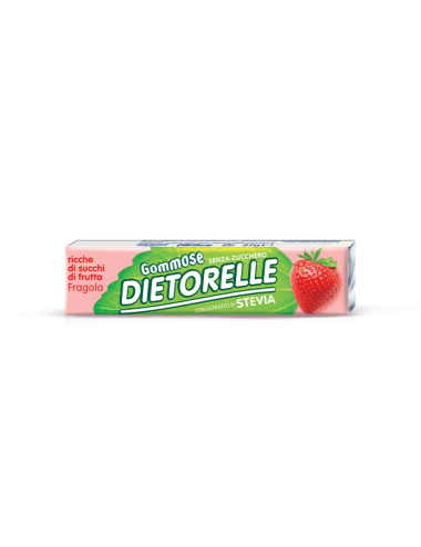DIETORELLE strawberry-flavored gummy candies PZ.24