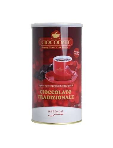 Chocolat chaud traditionnel Cioconat Natfood jar 1000g