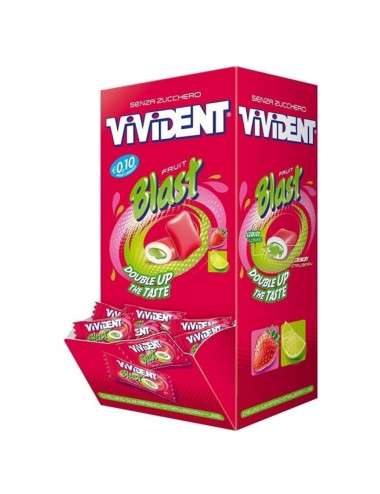 Vivident Fruit Blast Strawberry Lime Sugar Free Gürteltasche 200 Stück