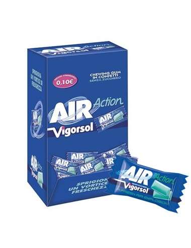 Vigorsol Air Action Sugar Free Portabebés de 250 piezas