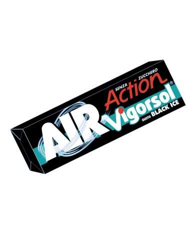 Vigorsol Air Action Black Ice Sugar Free Pack of 40 Sticks
