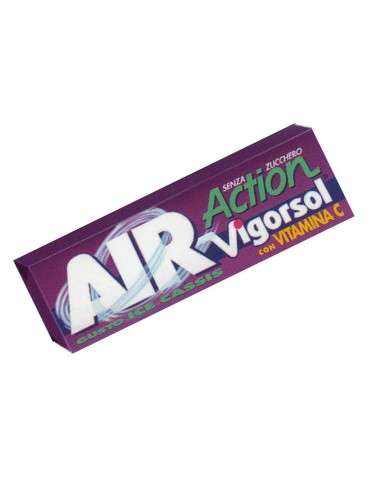 Vigorsol Air Action Ice Cassis Senza Zucchero Confezione da 40 Stick