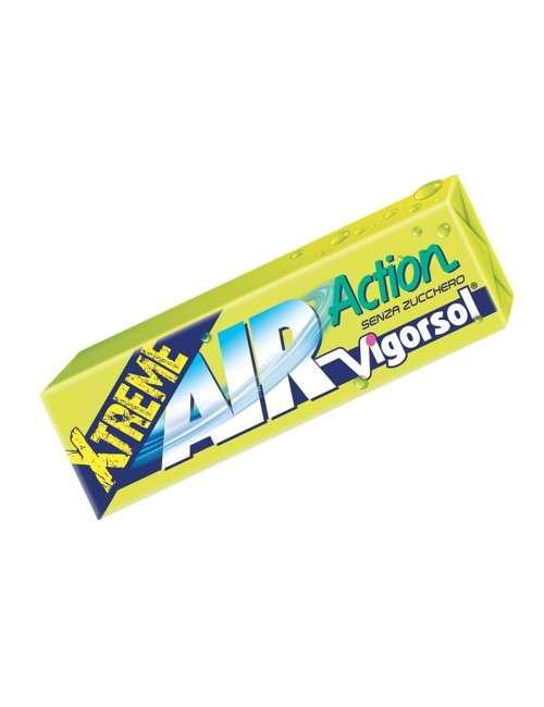 Vigorsol Air Action Xtreme Icy Lemon Sugar Free Pack of 40 Sticks
