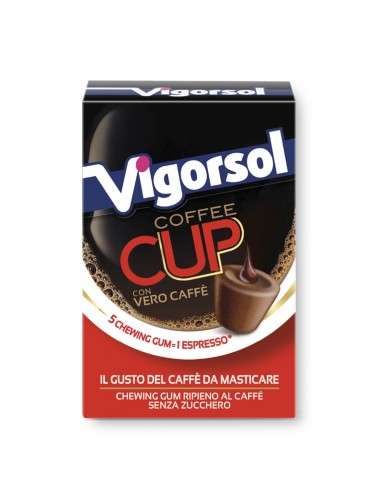 Vigorsol Coffee Cup Sugar Free Packung mit 20 Kisten