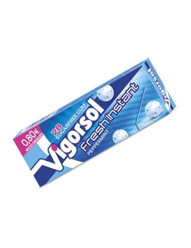 Vigorsol Fresh Instant Senza Zucchero Confezione da 20 astucci da 28 chewing gum