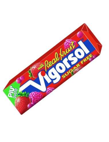 Vigorsol Real Fruit sans sucre Pack de 40 bâtons