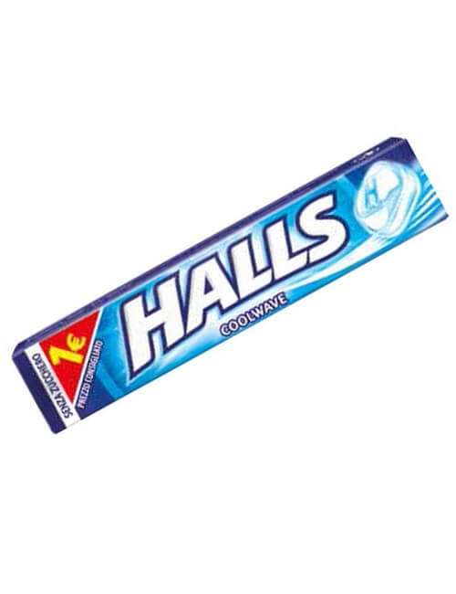 Halls Coolwave stick sin azúcar 20uds