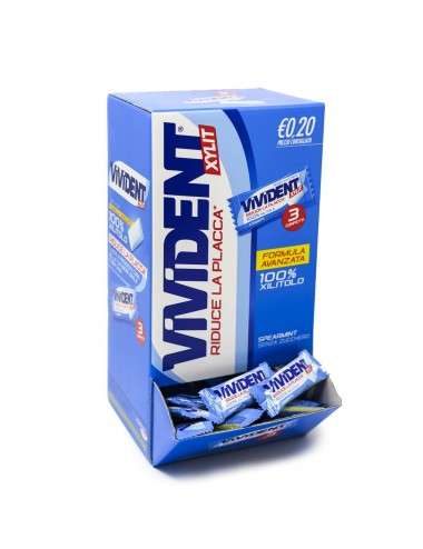 VIVIDENT Xylit Spearmint Marsupium 170 pieces of 3 confetti