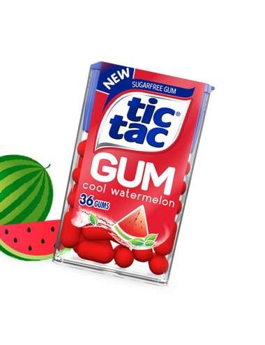 TIC TAC GUM Wassermelone 12 Stück