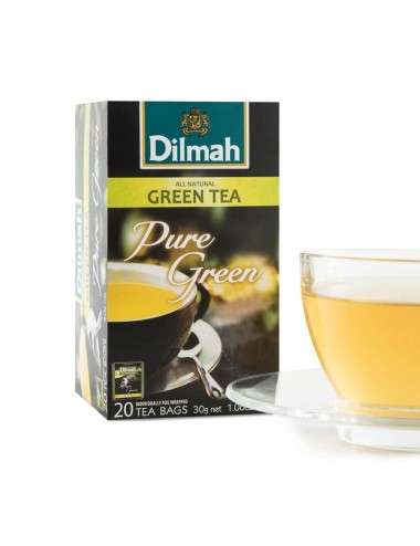 Dilmah Pure Green Tea 20 sachets