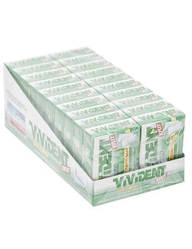 Vivident Xylit Green Mint senza zucchero 20 pezzi