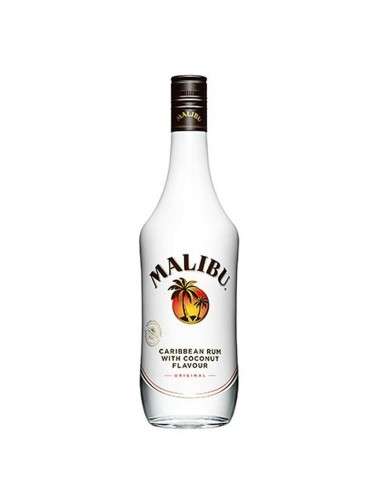 Malibu: Original Caribbean Rum with coconut flavor 100cl