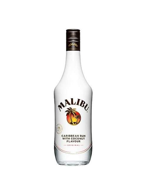 Malibu: Original Caribbean Rum with coconut flavour 100cl