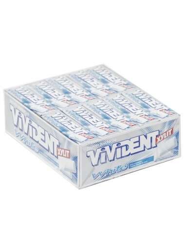 VIVIDENT Xylit White Peppermint 40 uds stick