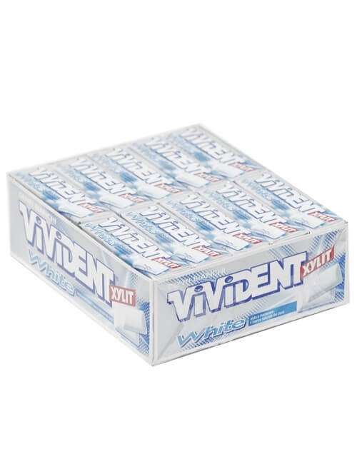 VIVIDENT Xylit White Peppermint 40 uds stick