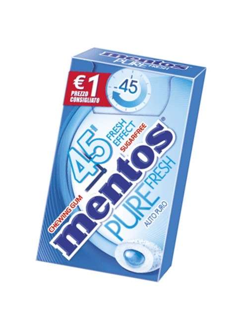 Mentos Pure Fresh 45 min Mint with Green Tea 20-pack