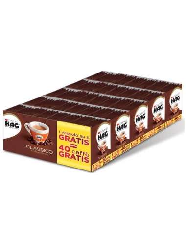 Hag Coffee Classic Intense Aroma 5 trays of 40x6.5g