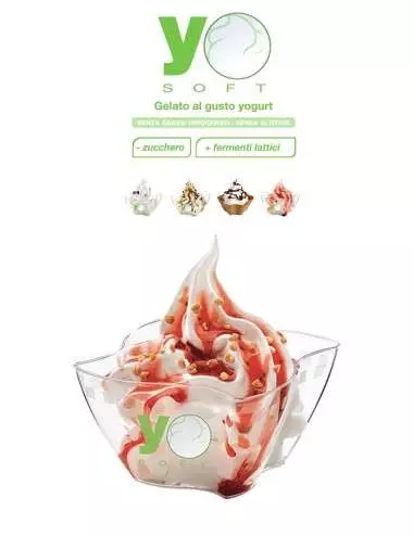 YoSoft Soft Gelato Joghurt Geschmack Natfood 500g Beutel