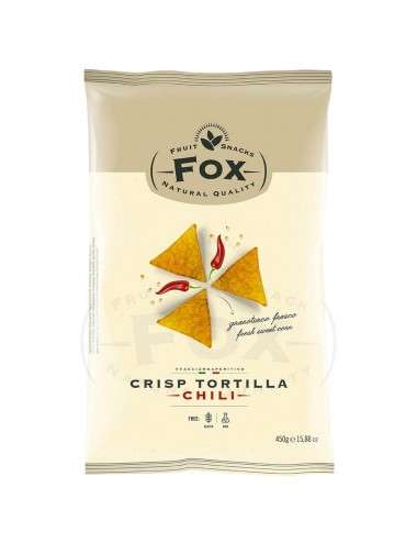 Crisp Tortilla Chili Fox Línea Aperitivo bolsa 450 g