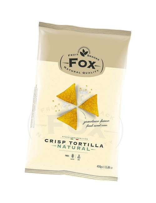 Crisp Tortilla Naturali Linea Aperitivo Fox busta da 450 g