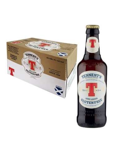 Tennent's Gluten Free carton of 24 bottles 33 cl 5% vol