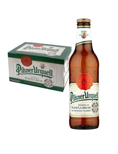 Pilsner Urquell Carton of 24 33 cl bottles