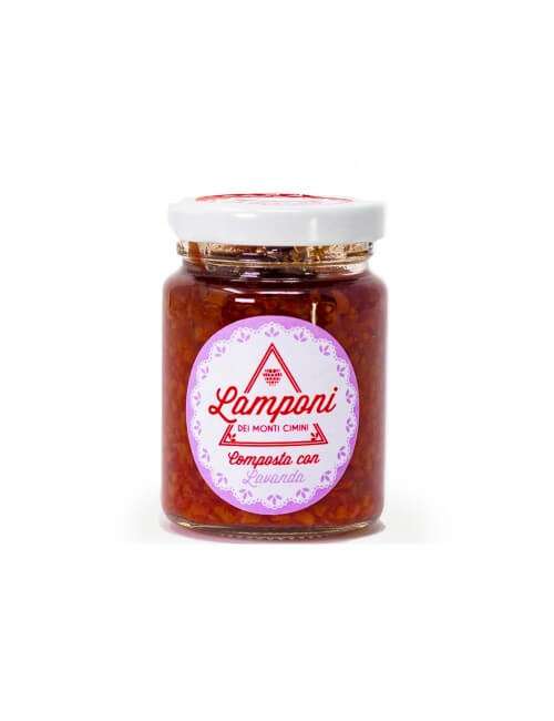 Raspberry Compote with Lavender Raspberries from the Cimini Mountains 100 g